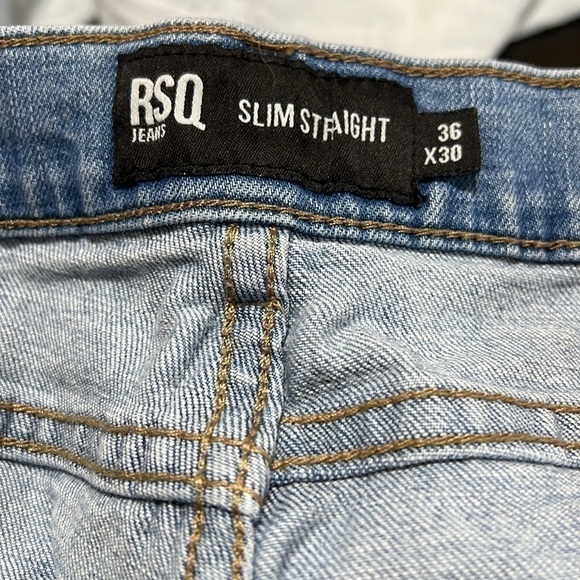 RSQ slim straight distressed jeans - Picture 6 of 7